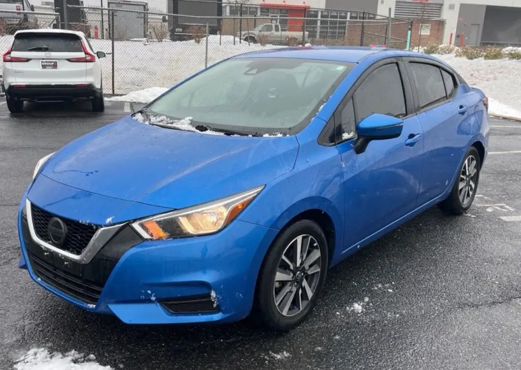 Blue 2021 Nissan Versa SV Sedan 4D for sale in Elkridge, MD