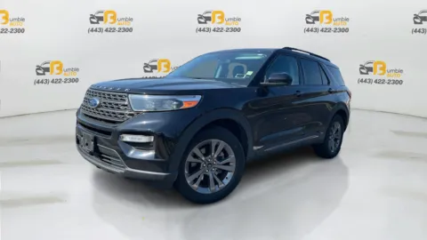 Black 2022 Ford Explorer XLT Sport Utility 4D for sale in Elkridge, MD