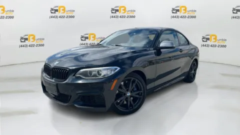 Black 2017 BMW 2 Series M240i xDrive Coupe 2D for sale in Elkridge, MD