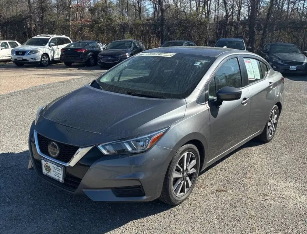 Gray 2020 Nissan Versa SV Sedan 4D for sale in Elkridge, MD