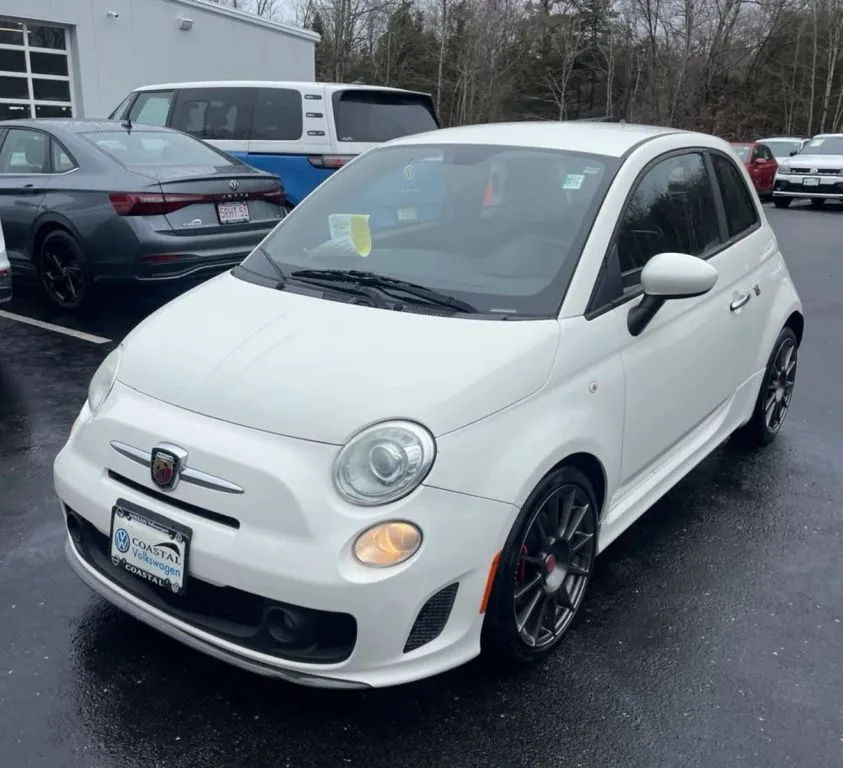 White 2013 FIAT 500 Abarth Hatchback 2D for sale in Elkridge, MD