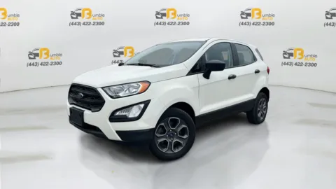 White 2021 Ford EcoSport S Sport Utility 4D for sale in Elkridge, MD
