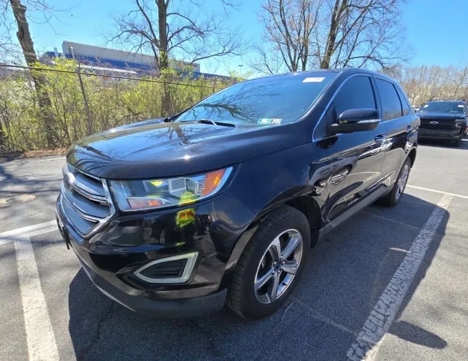 Black 2016 Ford Edge Titanium Sport Utility 4D for sale in Elkridge, MD