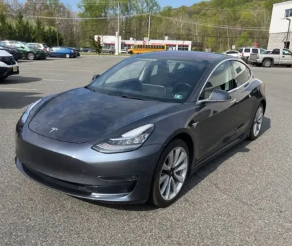 Gray 2018 Tesla Model 3 Long Range Sedan 4D for sale in Elkridge, MD