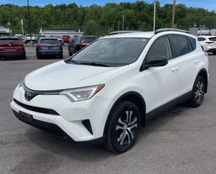 White 2018 Toyota RAV4 LE Sport Utility 4D for sale in Elkridge, MD