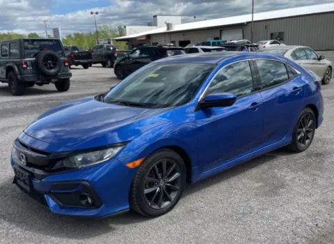 Blue 2020 Honda Civic EX Hatchback 4D for sale in Elkridge, MD