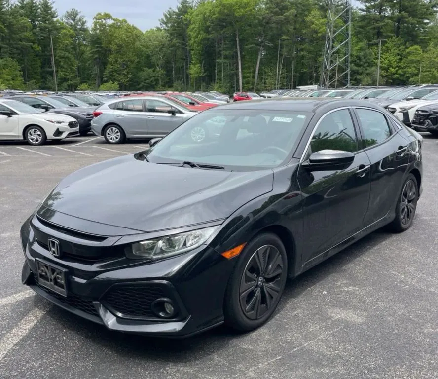 Black 2017 Honda Civic EX Hatchback 4D for sale in Elkridge, MD