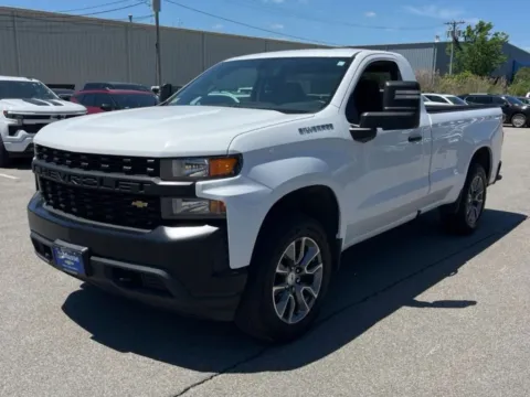 White 2020 Chevrolet Silverado 1500 Regular Cab Work Truck Pickup 2D 8 ft for sale in Elkridge, MD