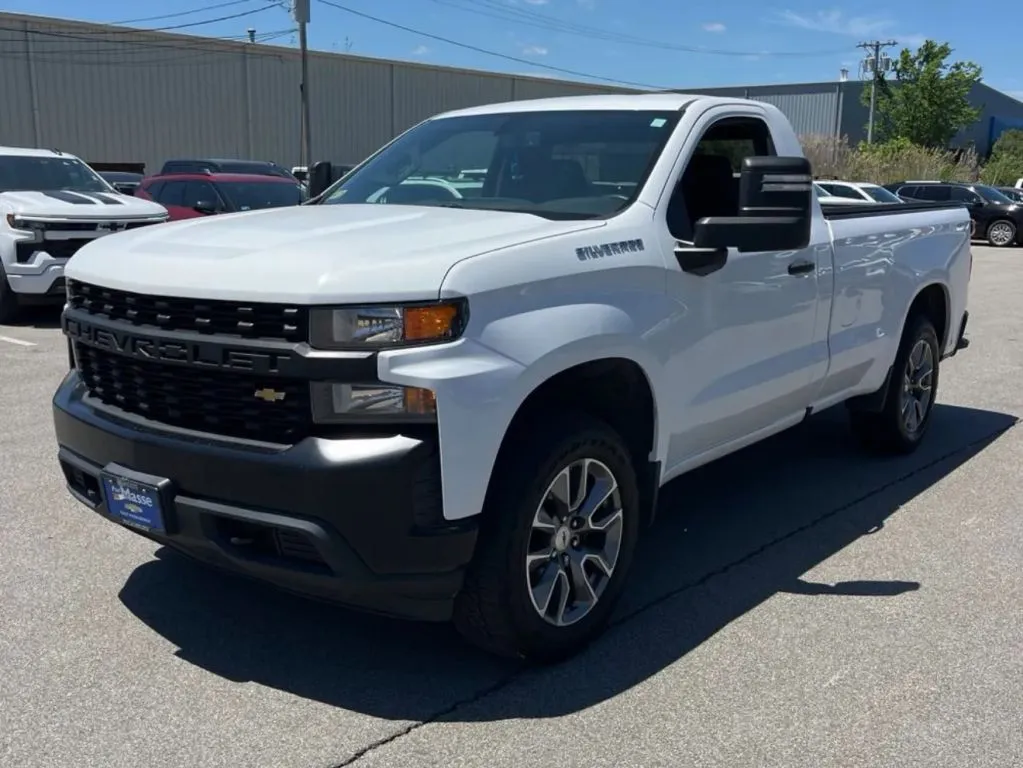White 2020 Chevrolet Silverado 1500 Regular Cab Work Truck Pickup 2D 8 ft for sale in Elkridge, MD