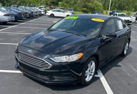 Black 2018 Ford Fusion SE Sedan 4D for sale in Elkridge, MD