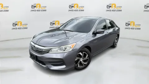 Gray 2017 Honda Accord LX Sedan 4D for sale in Elkridge, MD