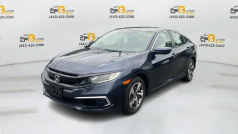 Blue 2020 Honda Civic LX Sedan 4D for sale in Elkridge, MD