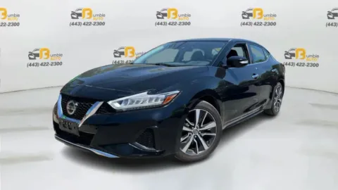 Black 2020 Nissan Maxima SV Sedan 4D for sale in Elkridge, MD