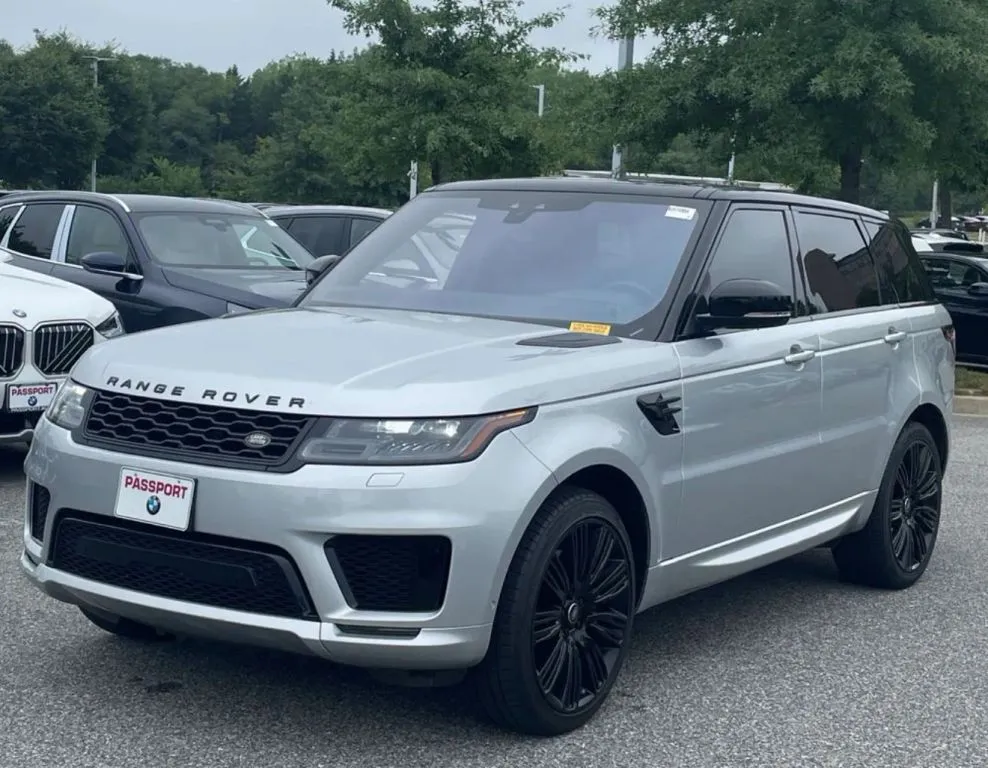 Silver 2019 Land Rover Range Rover Sport Supercharged Dynamic Sport Utility 4D for sale in Elkridge, MD