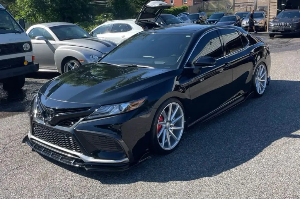 Black 2021 Toyota Camry XSE Sedan 4D for sale in Elkridge, MD