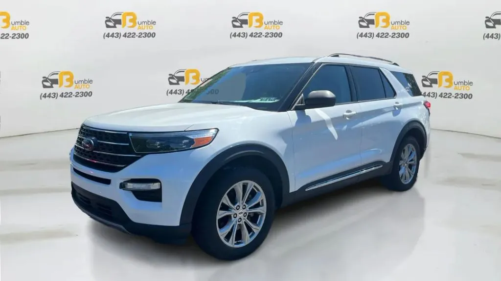 White 2021 Ford Explorer XLT Sport Utility 4D for sale in Elkridge, MD