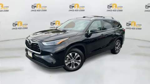 Black 2022 Toyota Highlander XLE Sport Utility 4D for sale in Elkridge, MD