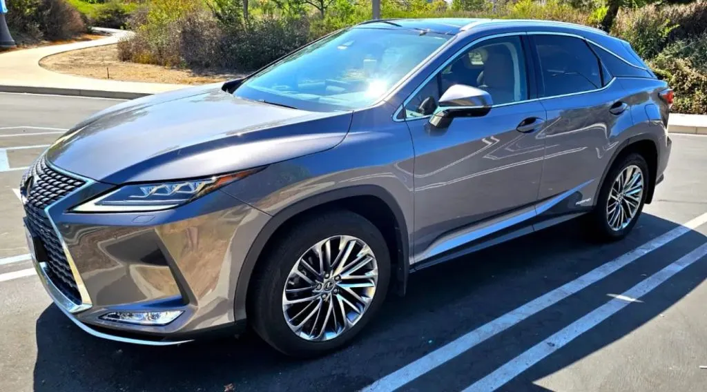 Gray 2021 Lexus RX 450h Sport Utility 4D for sale in Elkridge, MD