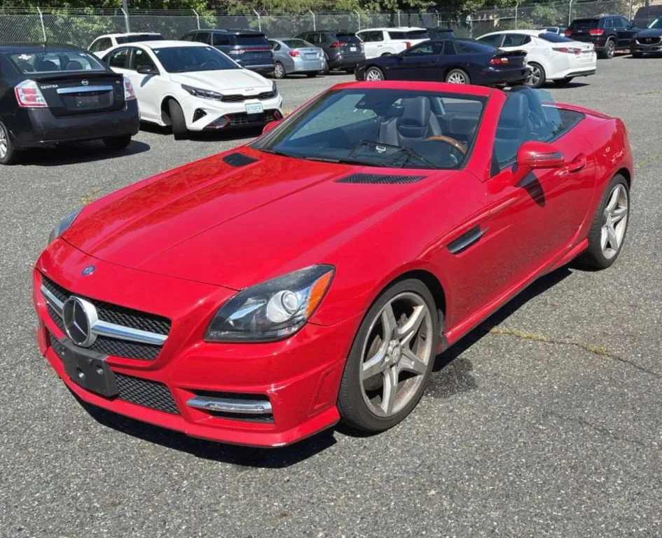 Red 2013 Mercedes-Benz SLK-Class SLK 250 Roadster 2D for sale in Elkridge, MD