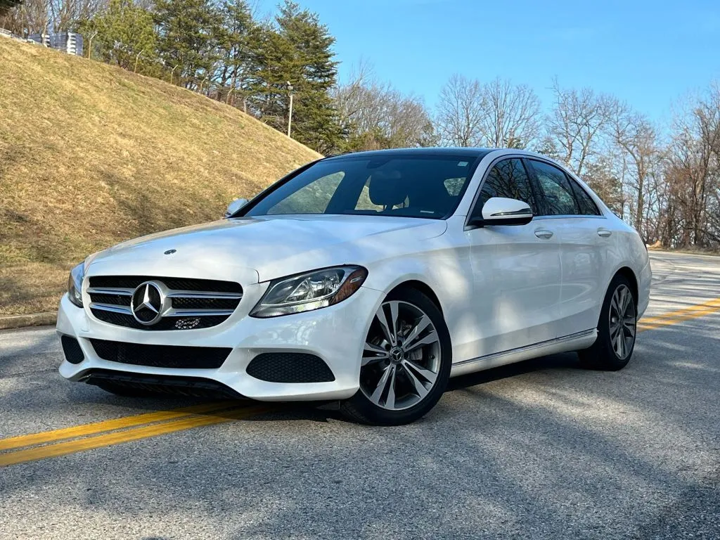 White 2018 Mercedes-Benz C-Class C 300 Sedan 4D for sale in Elkridge, MD