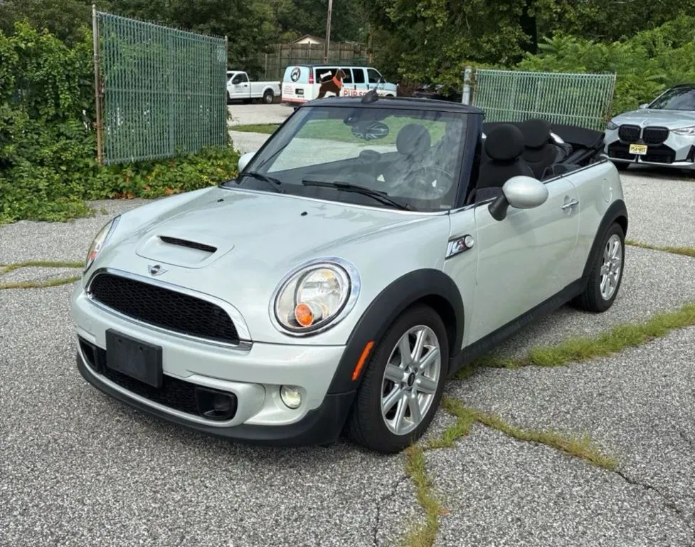 White 2015 MINI Convertible Cooper S Convertible 2D for sale in Elkridge, MD
