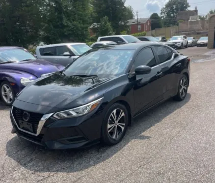 Black 2020 Nissan Sentra SV Sedan 4D for sale in Elkridge, MD