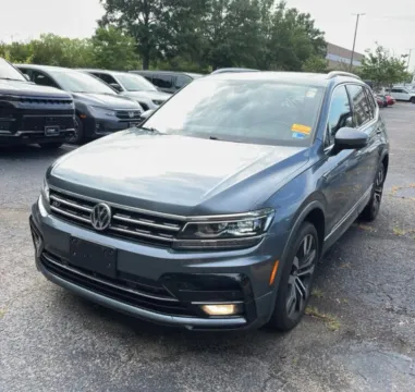 Gray 2019 Volkswagen Tiguan 2.0T SEL Premium R-Line 4Motion Sport Utility 4D for sale in Elkridge, MD