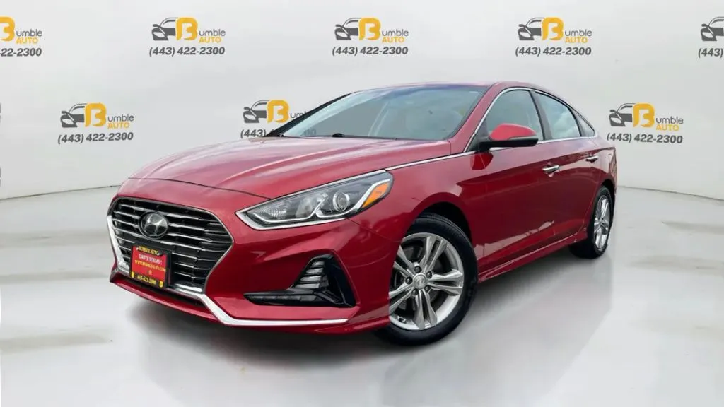 Red 2018 Hyundai Sonata SEL Sedan 4D for sale in Elkridge, MD