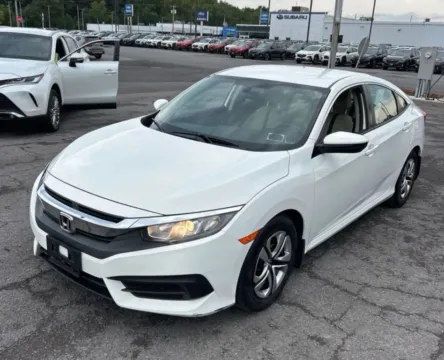 White 2017 Honda Civic LX Sedan 4D for sale in Elkridge, MD