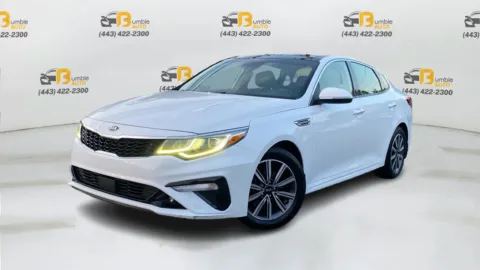White 2019 Kia Optima EX Sedan 4D for sale in Elkridge, MD