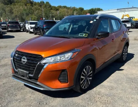 Orange 2023 Nissan Kicks SV Sport Utility 4D for sale in Elkridge, MD