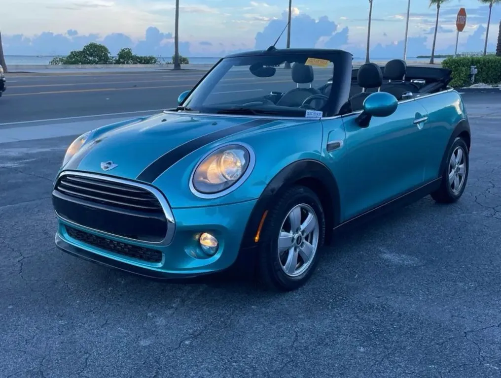 Blue 2016 MINI Convertible Cooper Convertible 2D for sale in Elkridge, MD