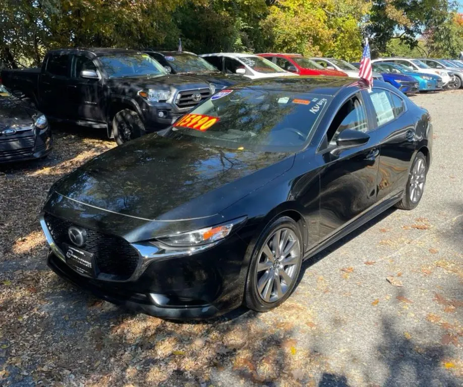 Black 2021 MAZDA MAZDA3 Preferred Sedan 4D for sale in Elkridge, MD