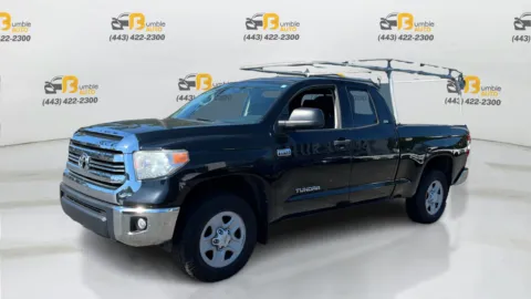 Black 2017 Toyota Tundra Double Cab SR5 Pickup 4D 6 1/2 ft for sale in Elkridge, MD