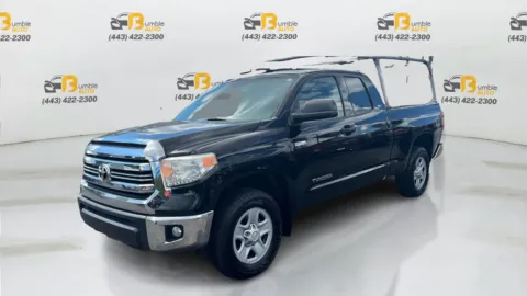 Black 2017 Toyota Tundra Double Cab SR5 Pickup 4D 6 1/2 ft for sale in Elkridge, MD