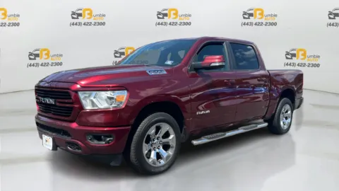 Red 2019 Ram 1500 Crew Cab Big Horn Pickup 4D 5 1/2 ft for sale in Elkridge, MD