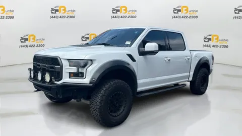 White 2018 Ford F-150 SuperCrew Cab Raptor Pickup 4D 5 1/2 ft for sale in Elkridge, MD