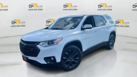 White 2019 Chevrolet Traverse RS Sport Utility 4D for sale in Elkridge, MD