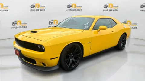 Yellow 2018 Dodge Challenger R/T Coupe 2D for sale in Elkridge, MD