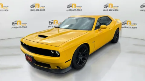 Yellow 2018 Dodge Challenger R/T Coupe 2D for sale in Elkridge, MD
