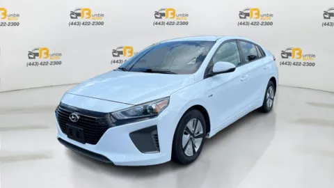 White 2019 Hyundai Ioniq Hybrid Blue Hatchback 4D for sale in Elkridge, MD