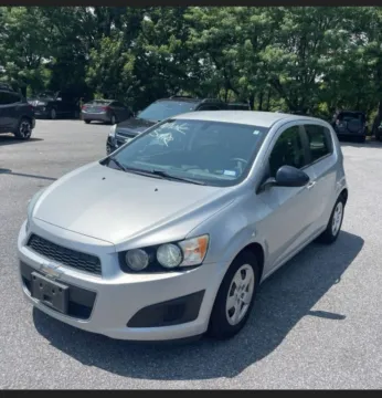 Silver 2015 Chevrolet Sonic LS Hatchback Sedan 4D for sale in Elkridge, MD