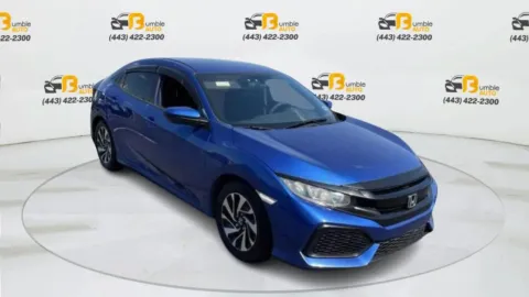 Another view of 2017 Honda Civic LX Hatchback 4D for sale in Elkridge, MD at Bumble Auto - Elkridge