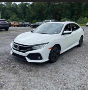 White 2018 Honda Civic EX-L w/Navigation Hatchback 4D for sale in Elkridge, MD