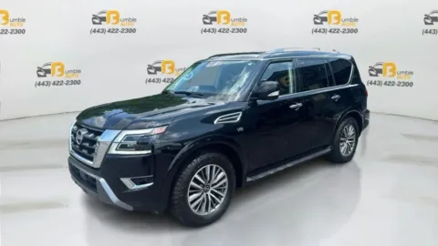 Black 2021 Nissan Armada SL Sport Utility 4D for sale in Elkridge, MD