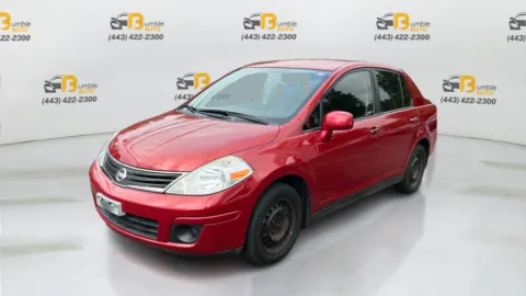 Red 2011 Nissan Versa S Sedan 4D for sale in Elkridge, MD