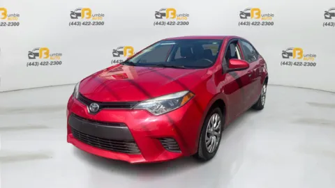 Red 2016 Toyota Corolla L Sedan 4D for sale in Elkridge, MD