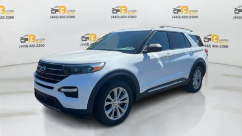 White 2021 Ford Explorer XLT Sport Utility 4D for sale in Elkridge, MD