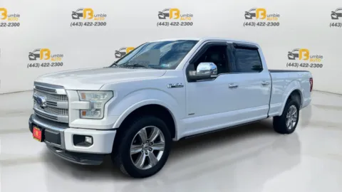 Black 2016 Ford F-150 SuperCrew Cab Platinum Pickup 4D 6 1/2 ft for sale in Elkridge, MD