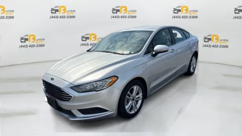 Silver 2018 Ford Fusion SE Hybrid Sedan 4D for sale in Elkridge, MD